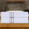Premium Cotton Solid Plush Heavyweight Hotel Luxury Towel Set by Blue Nile Mills - 2 of 4