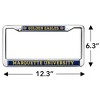 Marquette University Golden Eagles Logo Full Size Standard License Plate Metal Frame - 4 of 4