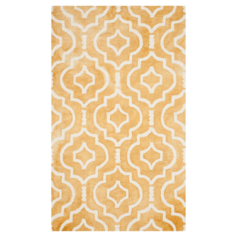 Alyson Accent Rug - Gold / Ivory (3' X 5') - Safavieh