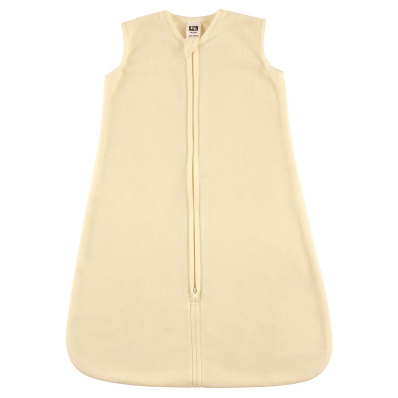 Hudson Baby Infant Plush Sleeping Bag, Sack, Blanket, Solid Cream Fleece, 1 of 3