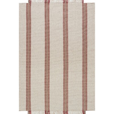 Frenshe Interiors x Rugs USA - Nichols Striped Wool Indoor Area Rug