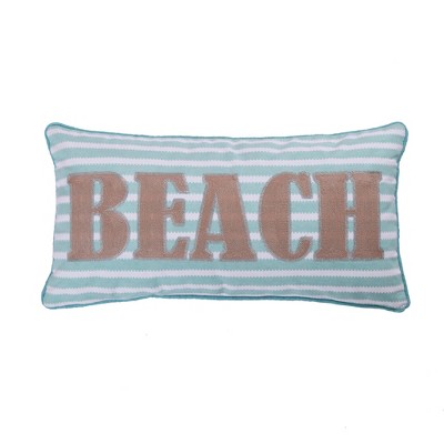Ocean Springs - Beach Stripe Decorative Pillow - Levtex Home