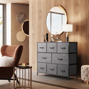 8 Drawer Dresser for Bedroom, Fabric Storage Unit, Large Drawer Chest for Entryway & Living Room - 1 of 4