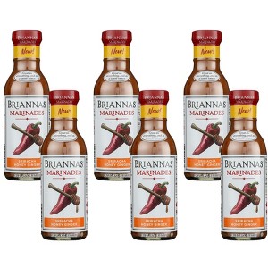 Briannas Sriracha Honey Ginger Marinade - 6 pack, 12 oz - 1 of 4
