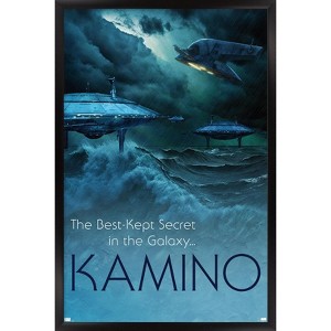 Trends International Star Wars: Kamino - Visit Kamino by Russell Walks 23 Framed Wall Poster Prints - 1 of 4