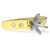 Pompeii3 Diamond Semi Mount Cathedral Engagement Ring 14K Setting - 2 of 4