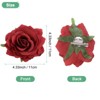 Unique Bargains Fabric Floral Wedding Party Rose Hair Clip Brooch 1 Pc - 3 of 4