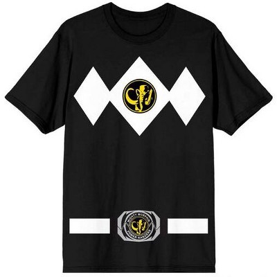 Maglietta Uomo Power Rangers Red Ranger – Cosplay Ufficiale, Manica Corta, Girocollo, Stampa Oversize Con Lamina