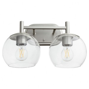 Quorum Lighting Lyon 2 - Light Vanity in  Satin Nickel - 1 of 1