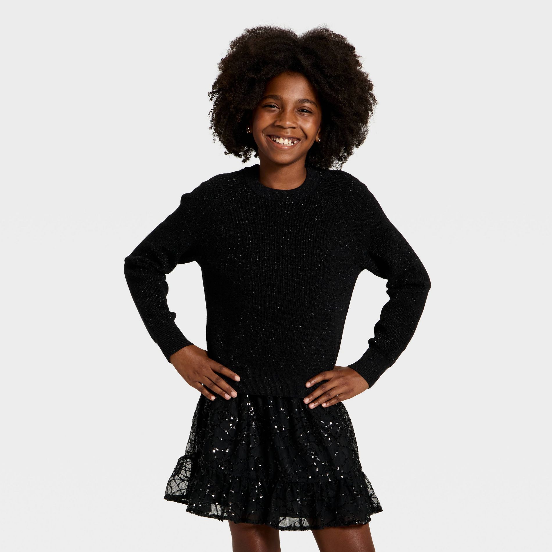 Girls' Pullover Sweater - Cat & Jack™