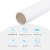 Unique Bargains PVC Water Plumb DIY Crafts High Impact Rigid Round Pipes 8" Length - 3 of 4
