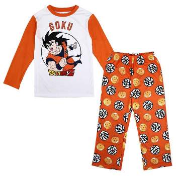 Dragonball Z Anime Cartoon Goku Character Youth Boys Pajama Set