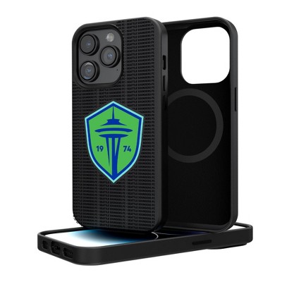 Keyscaper MLS Western Conference Teams Text Backdrop MagSafe Compatible Cell Phone Case for Apple iPhone