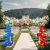Garvee 8FT x 8FT Metal Square Backdrop Stand, Wedding Arch, Square Arch Stand for Ceremony Birthday Party Outdoor Indoor Celebration Decor, White - 4 of 4