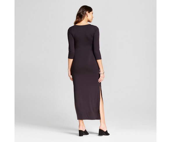 Maternity 3 4 Sleeve Shirred Maxi Dress Isabel Maternity 153 | Desertcart  Belize