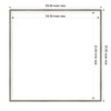 Amanti Art Lucie Silver White Framed Magnetic Dry Erase Board - 4 of 4