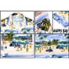 HAPPY BAY Women's Button Down Blouses Summer Beach Blouse Shirt Hawaiian Colorful Short Sleeve Tropical Vacation Dress Tee Shirts Tops - 4 of 4