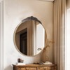 31.50/23.62inch Wall Mirror Classic Baroque Brass Mirror Antique Gold Round Home Decor - 3 of 3