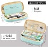 Paaaawaters Big Capacity Pencil Pen Case Office College School Large Storage High Capacity Bag Pouch Holder Box Organizer - 4 of 4