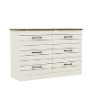 Galano Elis 6-Drawer Dresser Effortless Assembly & Stylish Storage Solution- 47.2''W x 15.7''D x 31.5''H - 3 of 4
