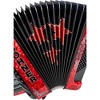 Hohner TRI-STAR II 72 Accordion Pearl Red - 4 of 4