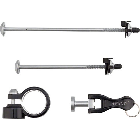 Locking clearance qr skewers