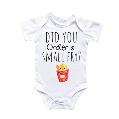 Small Fry Fast Food - Baby Boy Girl Clothes Infant Onesie® Funny Cute Newborn GS1