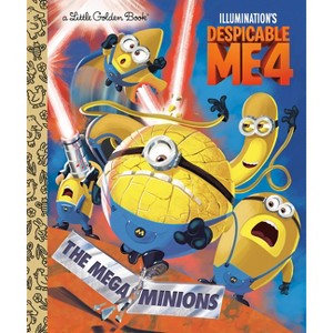 The Mega-Minions (Despicable Me 4) - (Little Golden Book) by Golden Books (Hardcover) - 1 of 1