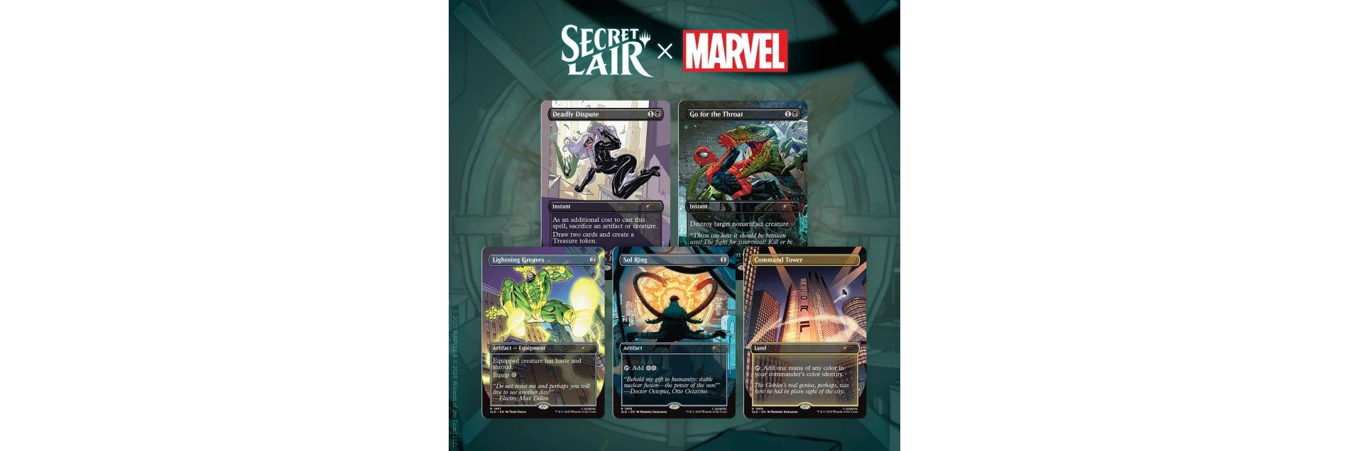 Magic the Gathering Secret Lair x Marvel's Spider-Man: Villainous Plots (Non-Foil)