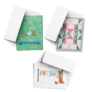 Sympathy Greeting Card Pack Sets (3 ct, Assorted) Feel Better Chipmunks Tea, Thanks Quilt, Loads Of Thanks by Ramus & Co - 1 of 4
