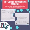 Letter Envelope Addressing Stencil - Template Ruler Guide for Perfectly Even Addressing- Compatible with All Letters (2 Pack) - Great for Sending - image 2 of 3