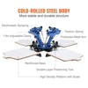 VEVOR Screen Printing Machine, 4 Color 4 Station 360° Rotable Silk Screen Printing Press, 21.2x17.7in Screen Printing Press, Blue - 4 of 4