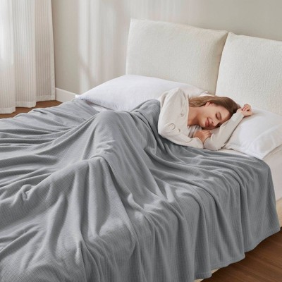 NicBex Microfleece Cooling Blanket with Anti-Pilling Face,Bed Blanket,Soft Cold Blanket for Bedroom