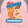 Girls' - Garfield - Best Friends Forever Shirt Tail Raglan Graphic T-shirt - 2 of 3