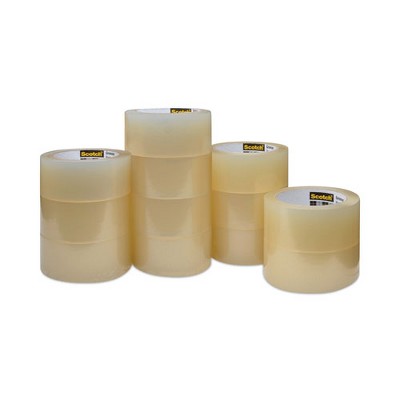 Scotch Greener Commercial Grade Packaging Tape Clear 1.88" x 54.6 yds - 12 tapes