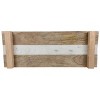 Elevated Serving Board Mango Wood & White Marble by Foreside Home & Garden - 4 of 4