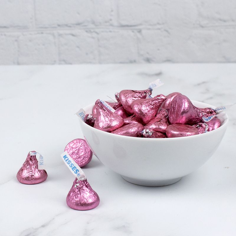 Pink Hershey's Kisses Candy - Milk Chocolates, 2 of 3