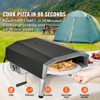 VEVOR Outdoor Pizza Oven, 16-inch, Gas Fired Pizza Maker, Portable Outside Stainless Steel Pizza Grill with 360° Rotatable Pizza Stone - 3 of 4