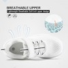 TIME HOLLOW White Breathable Athletic Running Shoes - 3 of 3