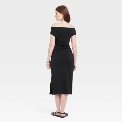 Women's Knit Midi Dress - A New Day Pink Xxl