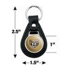 Oakland University Primary Logo Black Leather Keychain - 2 of 4