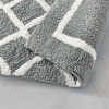 ChicFurnit Bath Rug and Mat Value Pack Reversible High Pile Microfiber Rug for Bathroom, Gray, 34"*21"*1.25" - 4 of 4