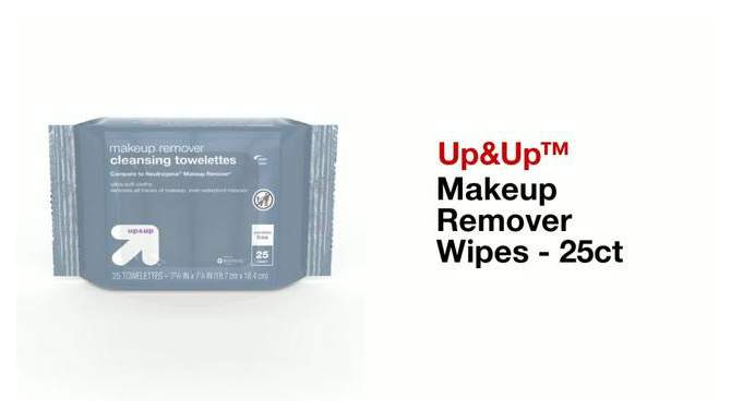Makeup Remover Facial Wipes - up & up™, 2 of 12, play video