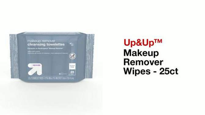 Makeup Remover Facial Wipes - up & up™, 2 of 12, play video