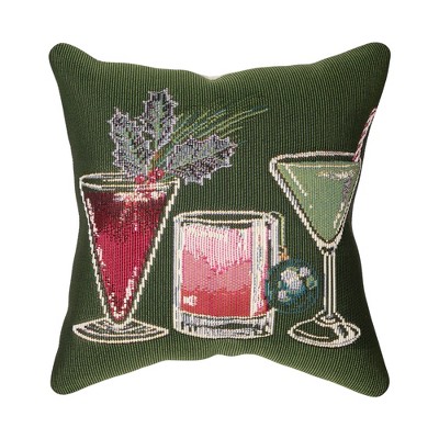 Liora Manne Marina Holiday Indoor/Outdoor Pillow..