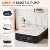 NicBex Twin/Queen Air Mattress,Blow Up Mattress with Built-in High Capacity Pump,Storage Bag,Non-Slip Bottom Design for Camping,Travelling,White - 4 of 4