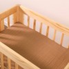Babyletto Burnt Sienna Muslin All-Stages Bassinet Sheet, GOTS Certified Organic Cotton - 2 of 4