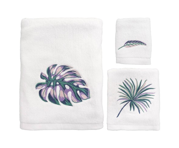 3pc Oversize Palm Bath Towel Sets - Allure Home Creation