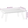 vidaXL Garden Lounge Set Dark grey, white - 4 of 4