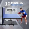 Belatt 8ft Competition-Grade Foldable Ping Pong Table Set - Indoor MDF Table Tennis with Net, 2 Paddles, 3 Balls, Wheels & Lock Blue - 2 of 4